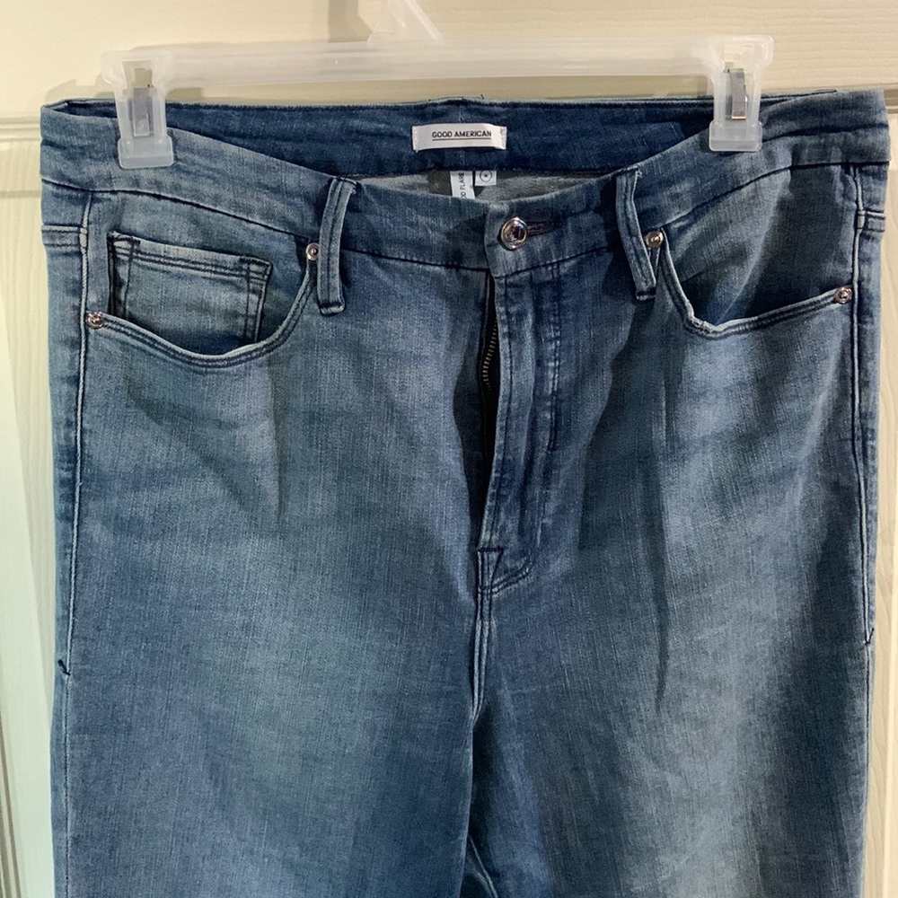Good American GOOD FLARE jeans, excellent used condition